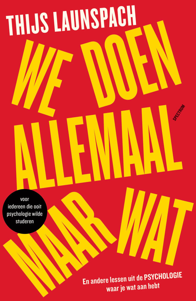 Omslag van We doen allemaal maar wat
