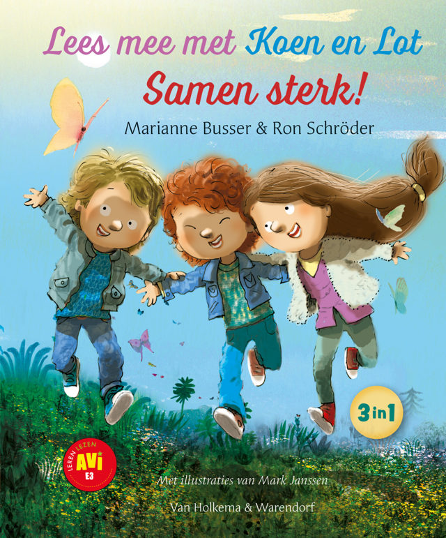 Omslag van Lees mee met Koen en Lot - Samen sterk!