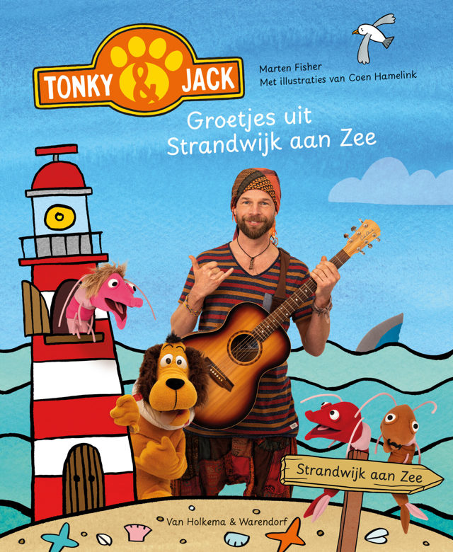 Omslag van Tonky & Jack – Groetjes uit Strandwijk aan Zee