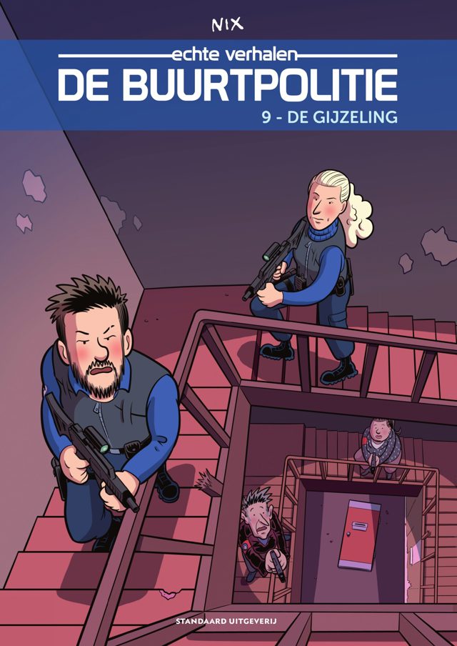 Omslag van De buurtpolitie echte verhalen 9 - De gijzeling