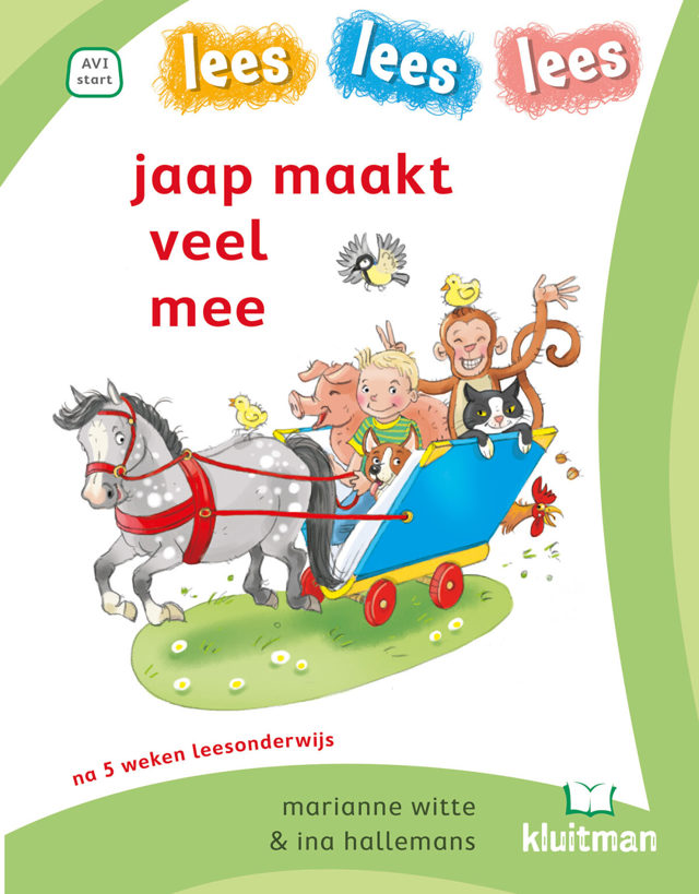 Omslag van Lees lees lees - Jaap maakt veel mee
