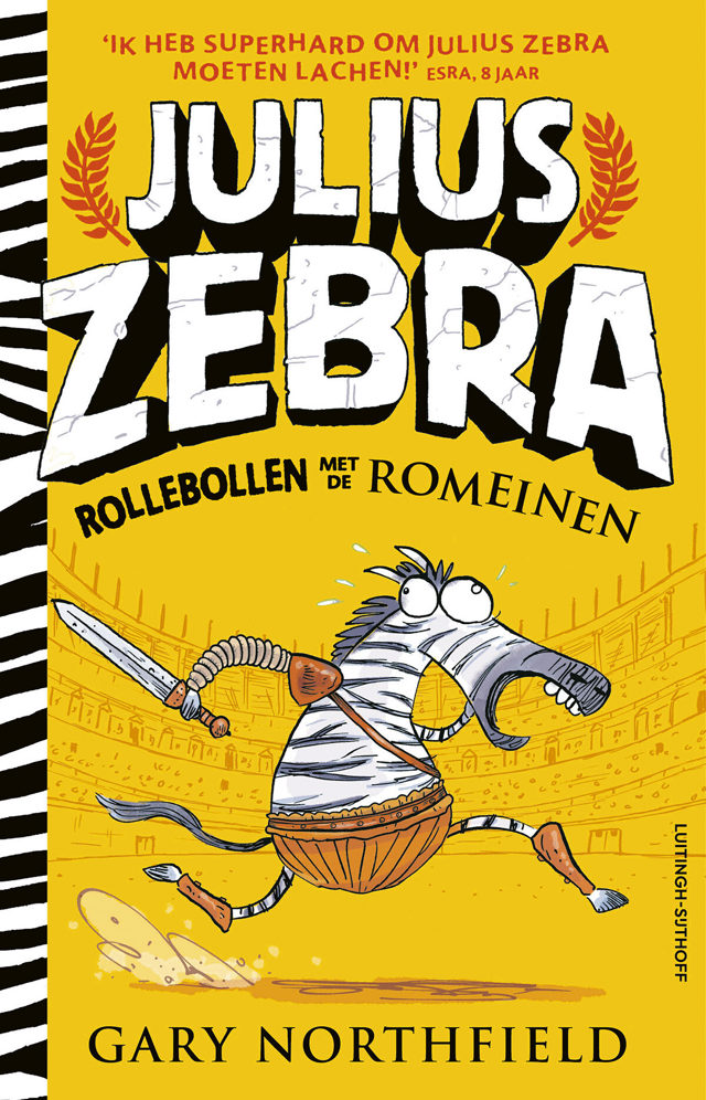 Omslag van Julius Zebra 1 - Julius Zebra - 1 Rollebollen met de Romeinen