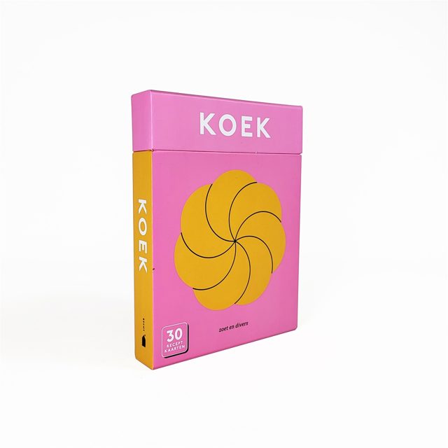 Omslag van 30 receptkaarten - Koek
