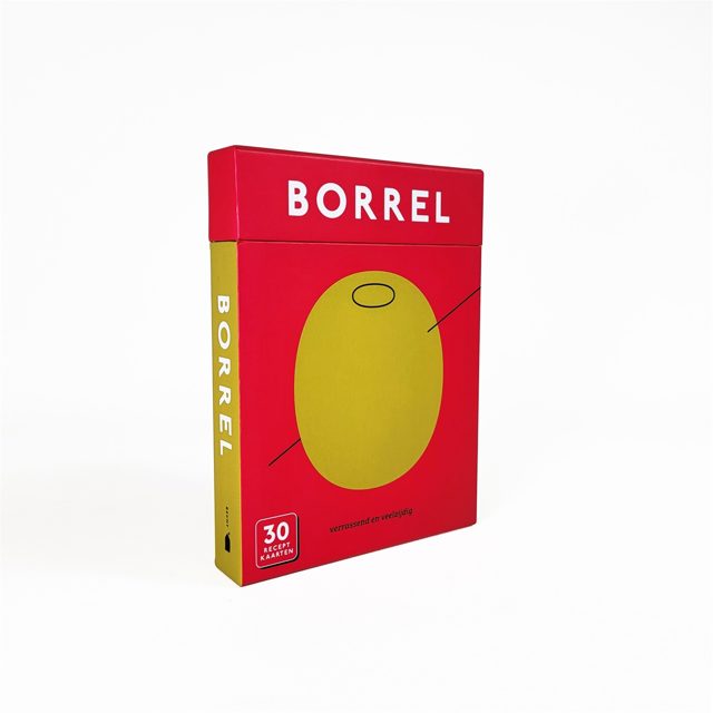 Omslag van 30 receptkaarten - Borrel