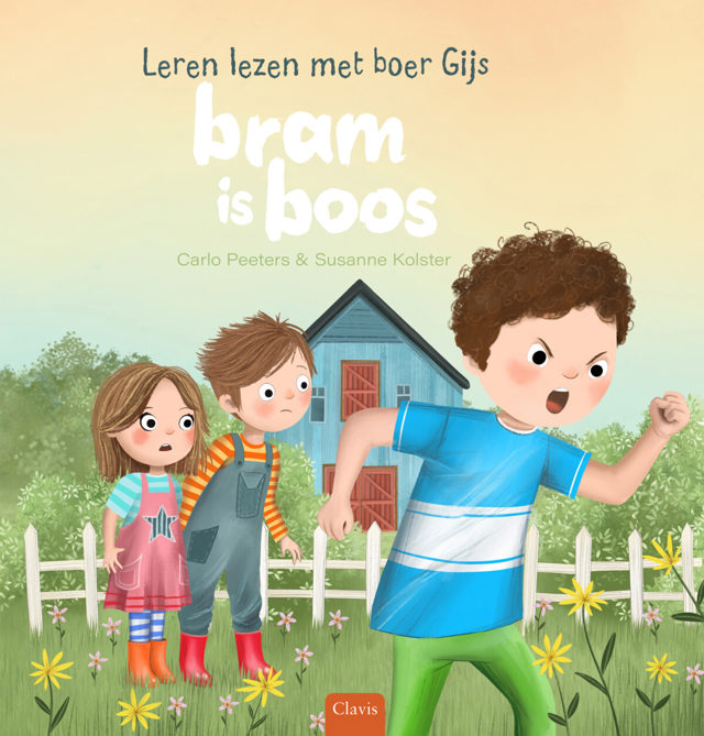 Omslag van Leren lezen met boer Gijs - Bram is boos