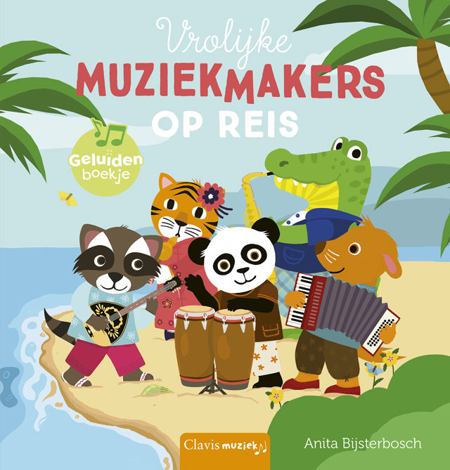 Omslag van Geluidenboekjes - Vrolijke muziekmakers op reis
