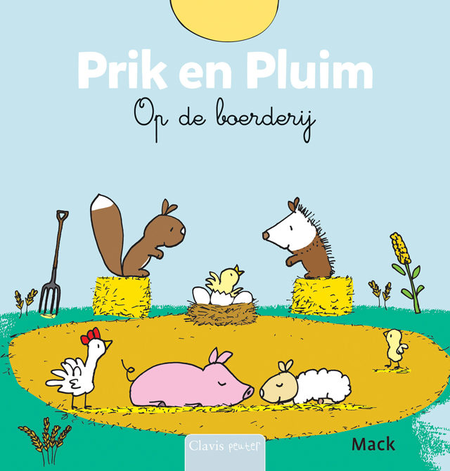 Omslag van Prik en Pluim - Op de boerderij