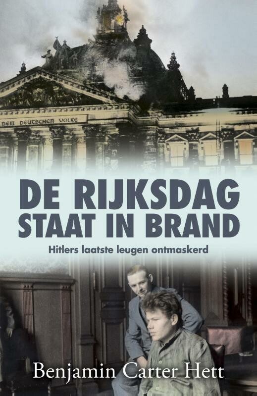 Omslag van De Rijksdag staat in brand