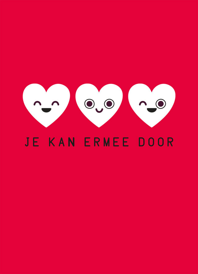 Omslag van Je kan ermee door