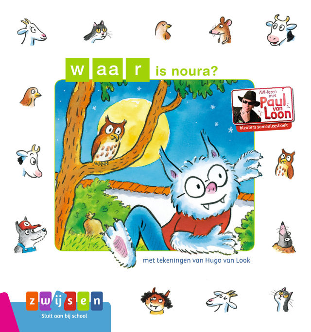 Omslag van AVI-lezen met Paul van Loon - Waar is Noura?