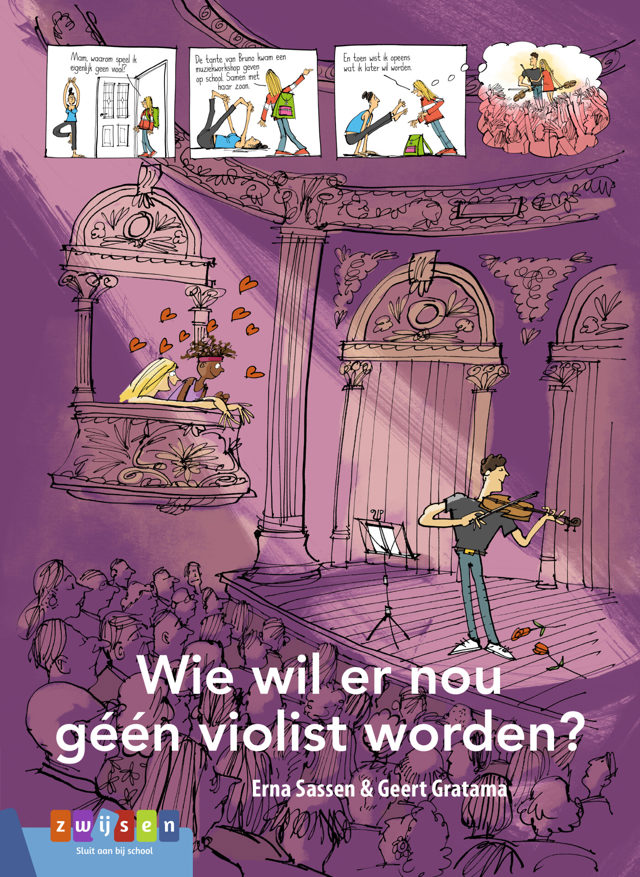 Omslag van Estafette - Wie wil er nou géén violist worden?