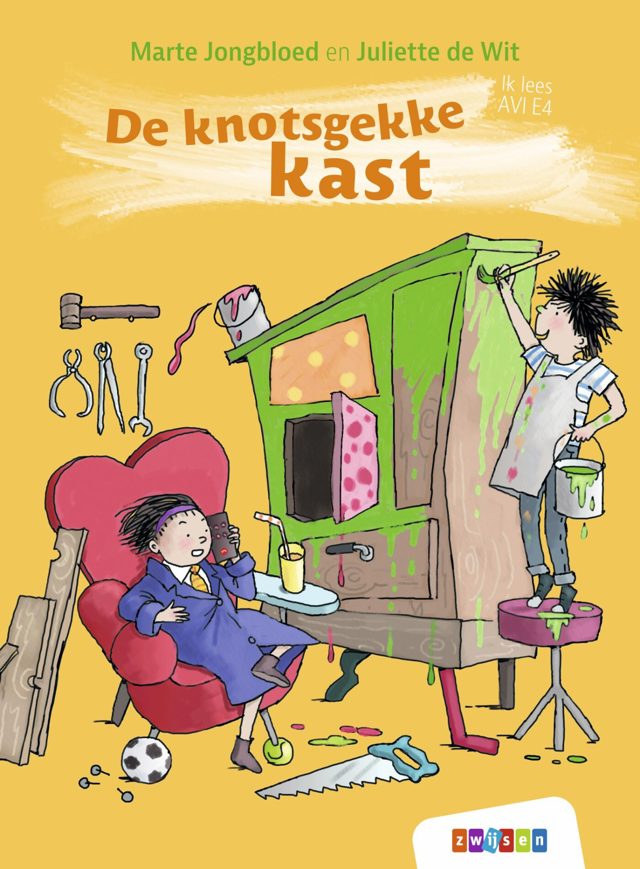 Omslag van Ik lees AVI - De knotsgekke kast