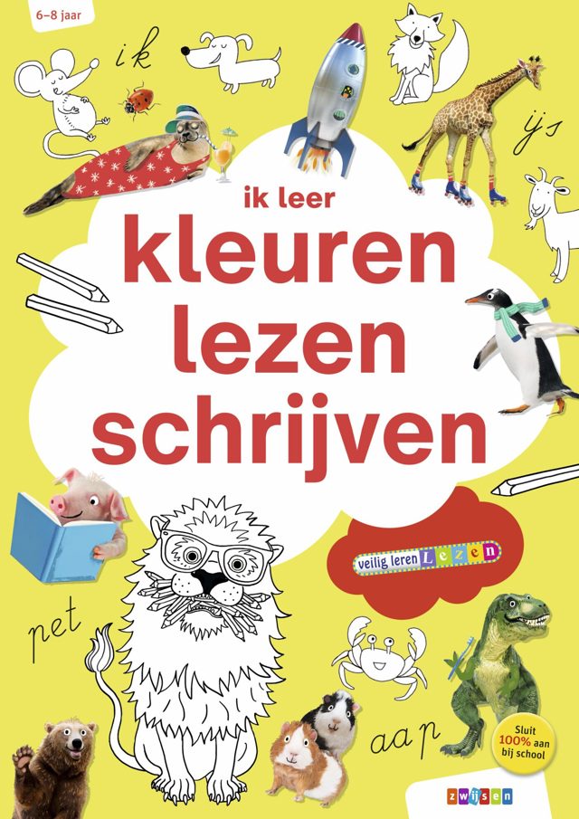 Omslag van Veilig leren lezen edutainment - ik leer kleuren, lezen, schrijven