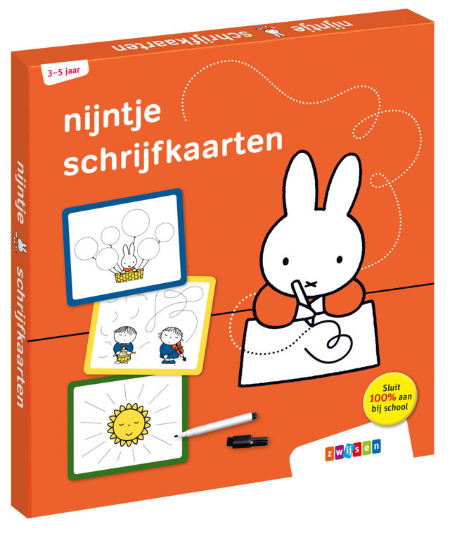 Omslag van Nijntje edutainment - nijntje schrijfkaarten