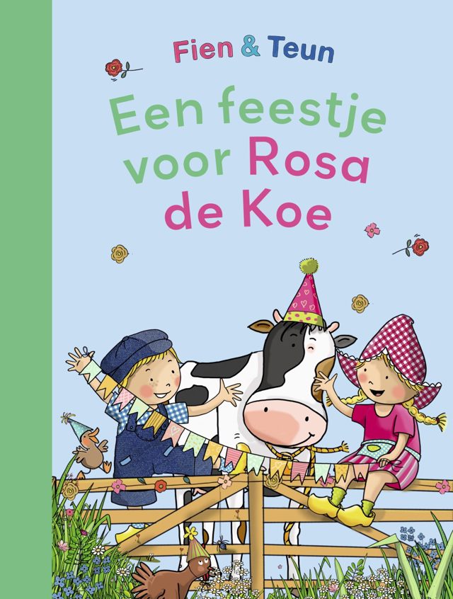 Omslag van Fien & Teun - Een feestje voor Rosa de Koe