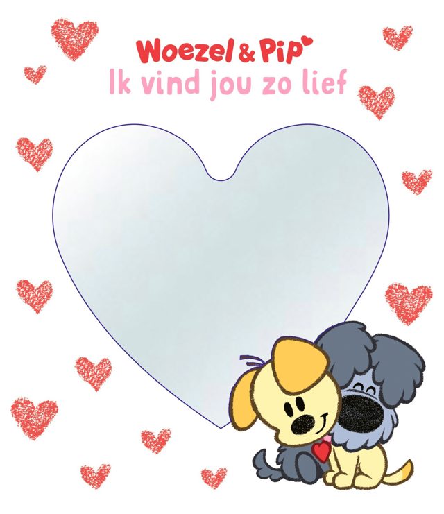Omslag van Woezel en Pip - Ik vind jou zo lief