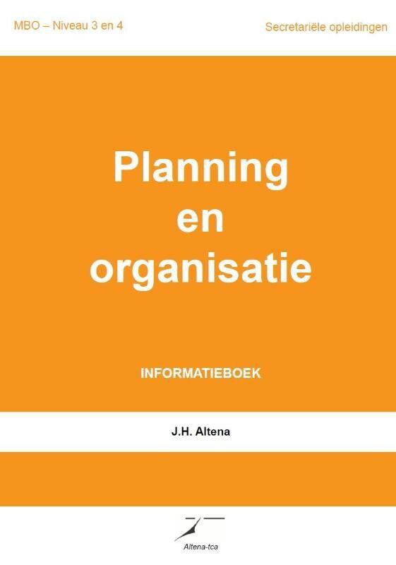 Omslag van Planning en organisatie