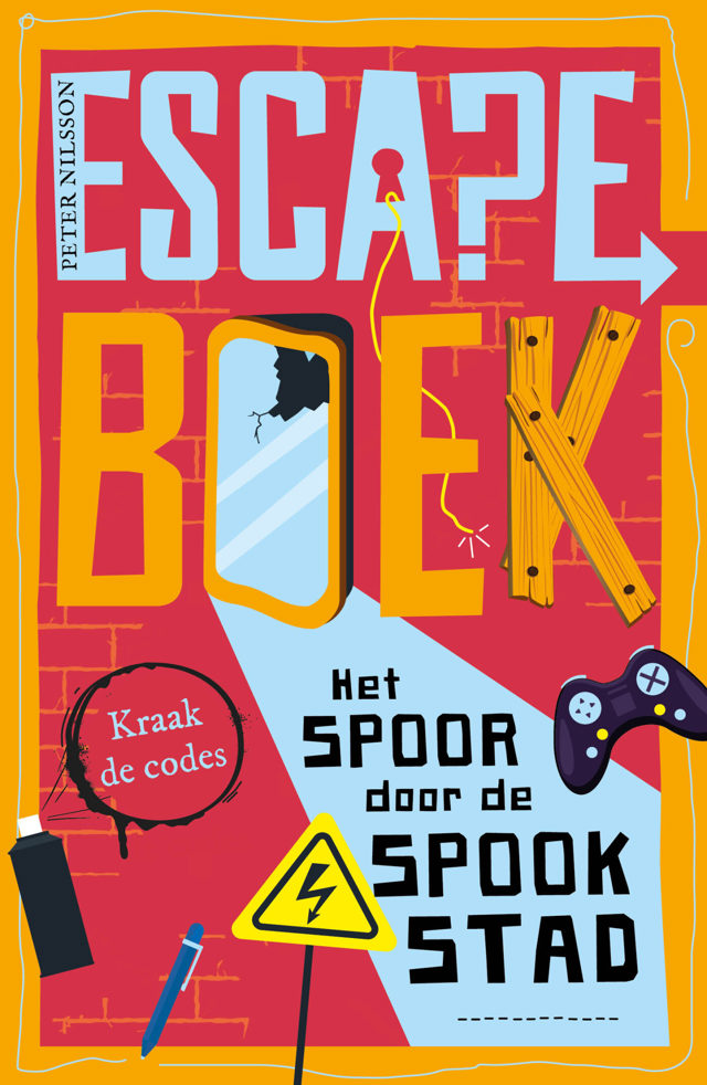 Omslag van Escape boek - Het spoor door de spookstad